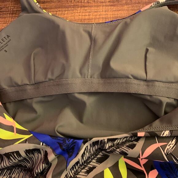 ATHLETA Women’s Midnight Palm Scoop One Piece Swimsuit / Size: Small - Picture 5 of 12
